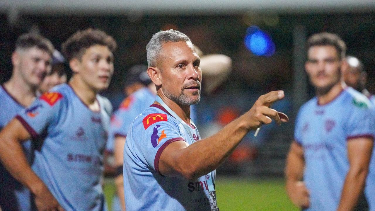 CQ Capras' head coach Lionel Harbin. Photo: Luke Fletcher