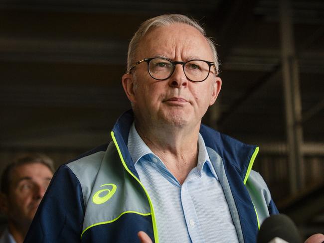 Anthony Albanese will make a stop at Taree on Friday. Picture: NewsWire / Glenn Campbell