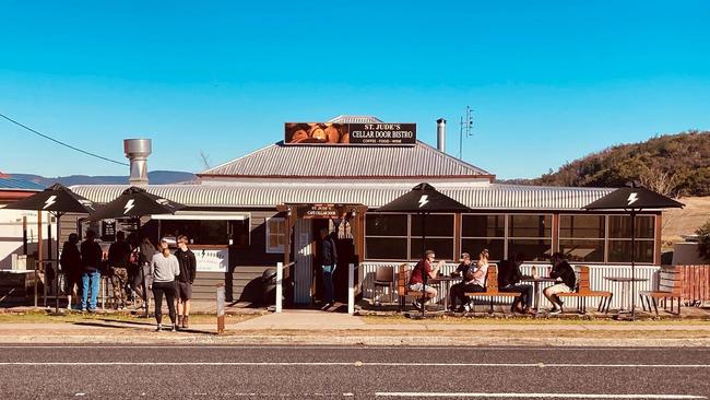 St Jude's Cellar Door and Bistro off the New England Highway at Ballandean in on the market for $75,000 plus stock. Photo: Facebook