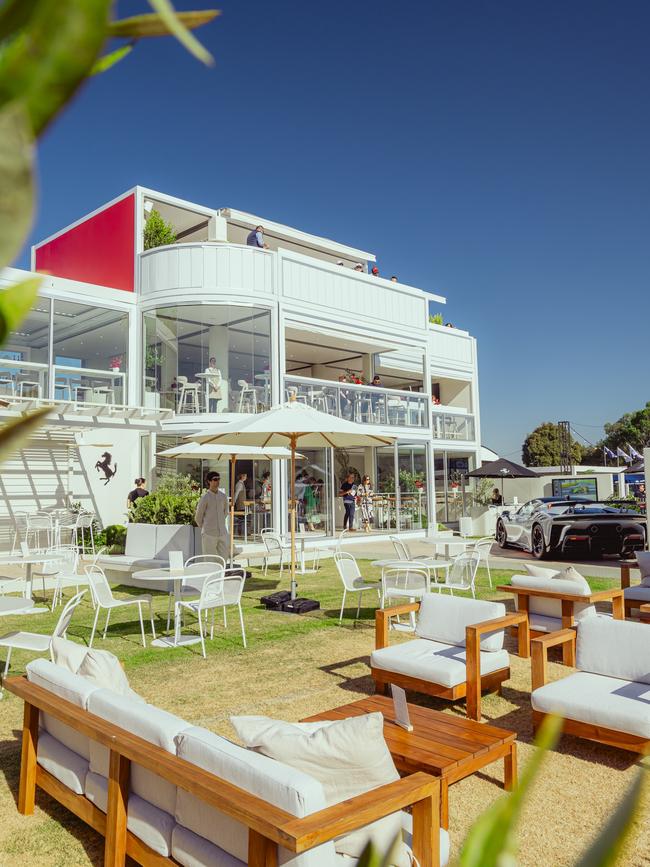 Casa Ferrari hospitality at the 2024 Australian Grand Prix. Photo: Alastair Brook.