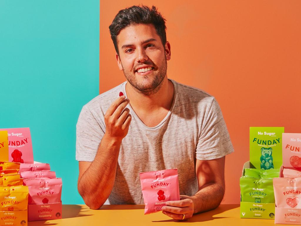 Daniel Kitay founded Funday sweets. Picture: Supplied