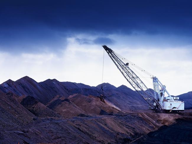 Operations at the Caval Ridge coking coal mine in Queensland, owned by the BHP Mitsubishi Alliance (BMA). Picture supplied by BHP