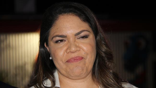 NT Senator Jacinta Price at the CLP after-party at the Alice Springs Brewing Co on the day of the federal election, May 3, 2025. Picture: Gera Kazakov