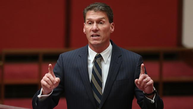 Senator Cory Bernardi’s fledgling Australian Conservatives party will absorb Family First, it has been reported. Picture: Kym Smith