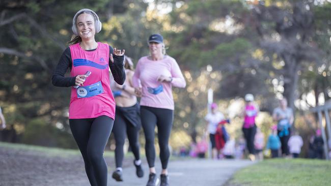 Mother's Day Classic run and walk at Bellerive. Picture: Chris Kidd