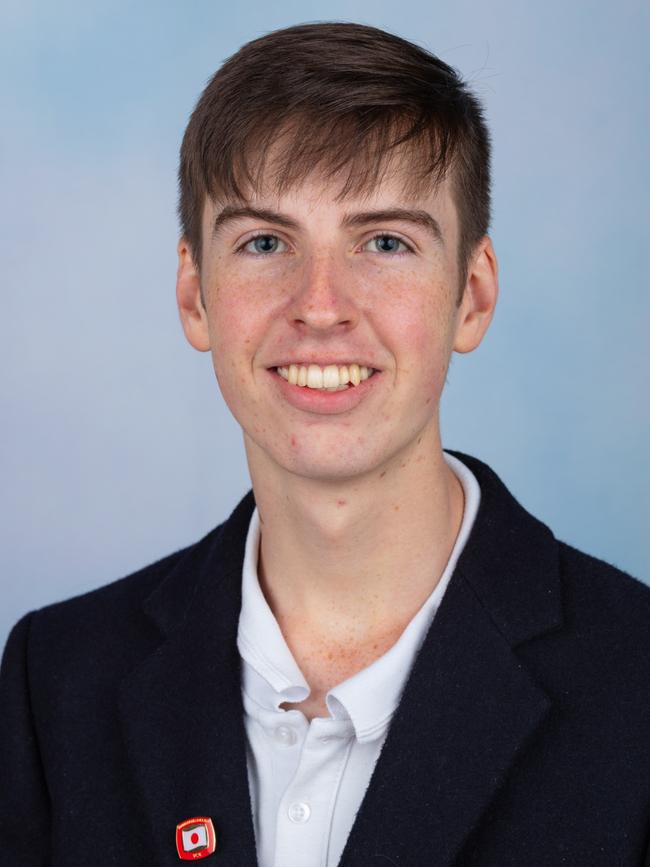 Emmanuel College’s Zack Houlihan achieved the school’s second highest ATAR score.