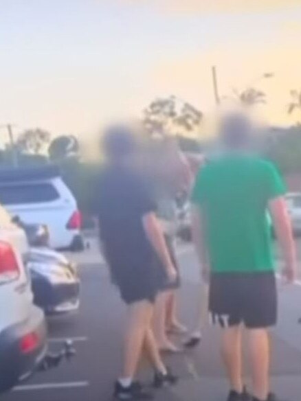 The scene at Alexandra Hills. Source: 7 News
