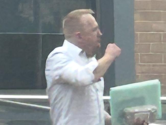 Daniel Eric Myles leaving Wyong Local Court. Picture: NewsLocal