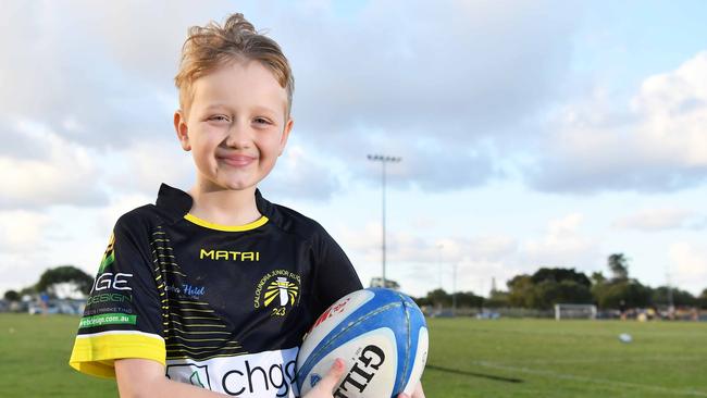 Sunshine Coast inclusion rugby union star Louis 'the legend' Pouliot. Picture: Patrick Woods.