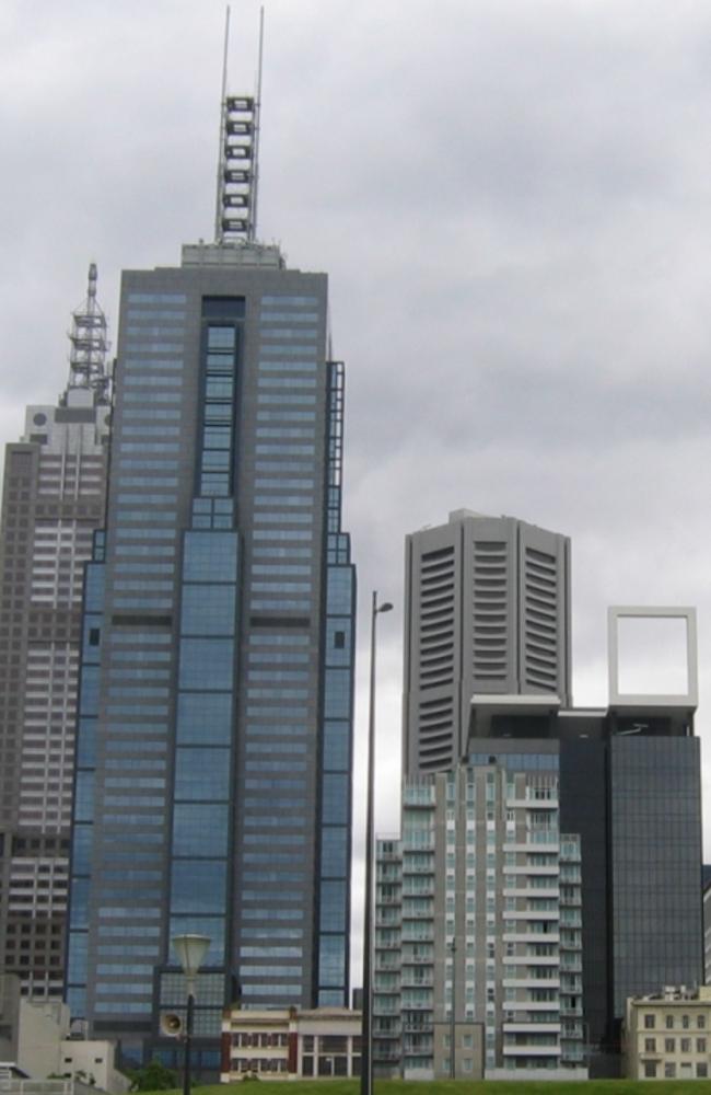 101 Collins Street is the fourth tallest building in Australia and was Melbourne’s tallest in 1991 — holding the title for only one year. Picture: HWT Library.