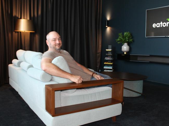 Comiskey Group's Rob Comiskey at the soon Eatons Hill Hotel accommodation which opened in 2017.