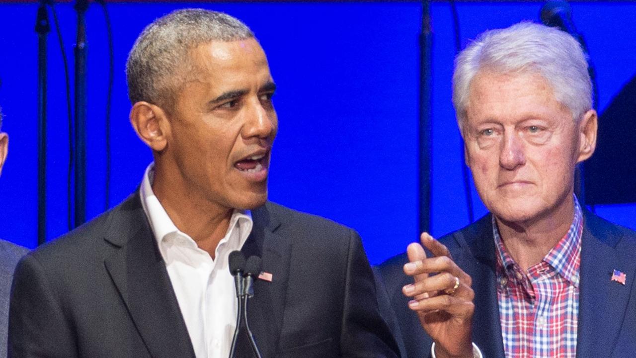 Obama and Clinton mobilise support for Harris