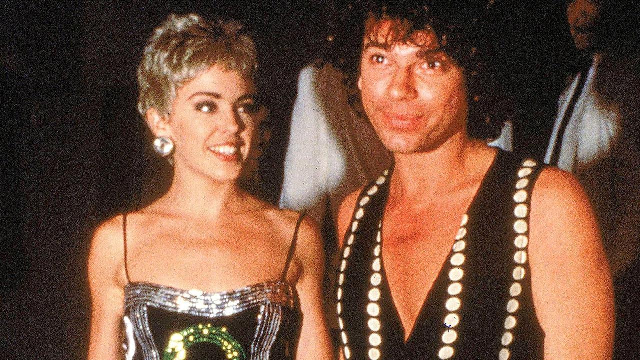 Undated. Kylie Minogue and Michael Hutchence. (Photo by Mick Hutson/Redferns) Picture: Images Getty