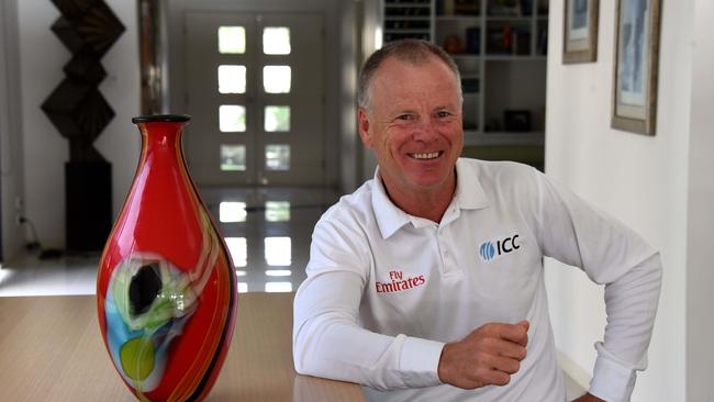 International cricket umpire Bruce Oxenford. Photo: Steve Holland