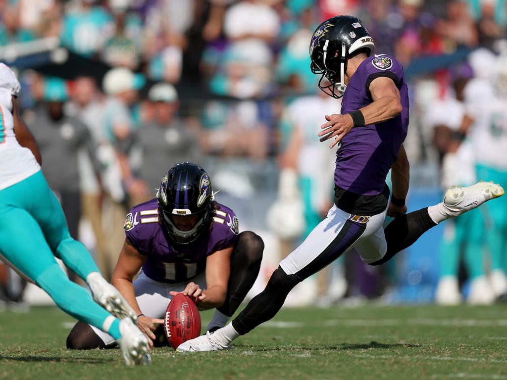 Justin Tucker calls himself a “system kicker” in greatest (only