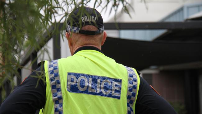 A Northern Territory Police officer in Alice Springs. Picture: Gera Kazakov