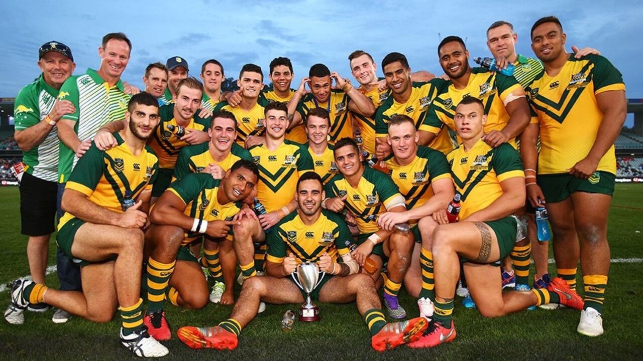 Tevita Pangai Jr was captain of the 2016 Junior Kangaroos team, which included future Penrith stars Nathan Cleary, Dylan Edwards and Tyrone May.