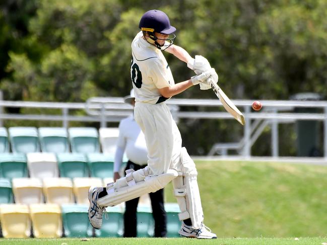 Villanova College batsman Zac JoyceAIC First XI cricket between Villanova College and St Edmund's CollegeSaturday February 25, 2022. Picture, John Gass