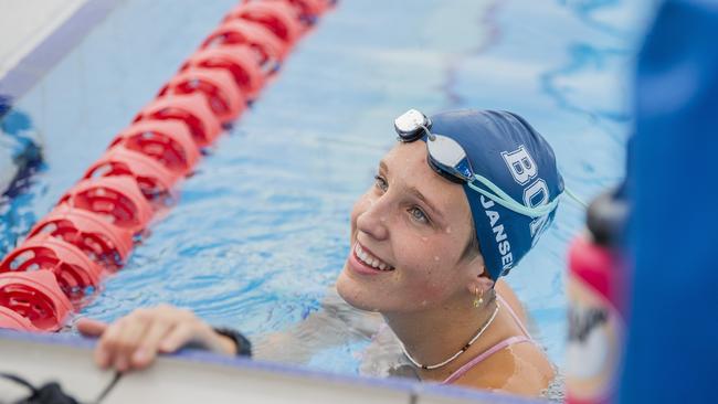 Bond Swimming’s Milla Jansen went to the World Juniors. Pic: Cavan Flynn