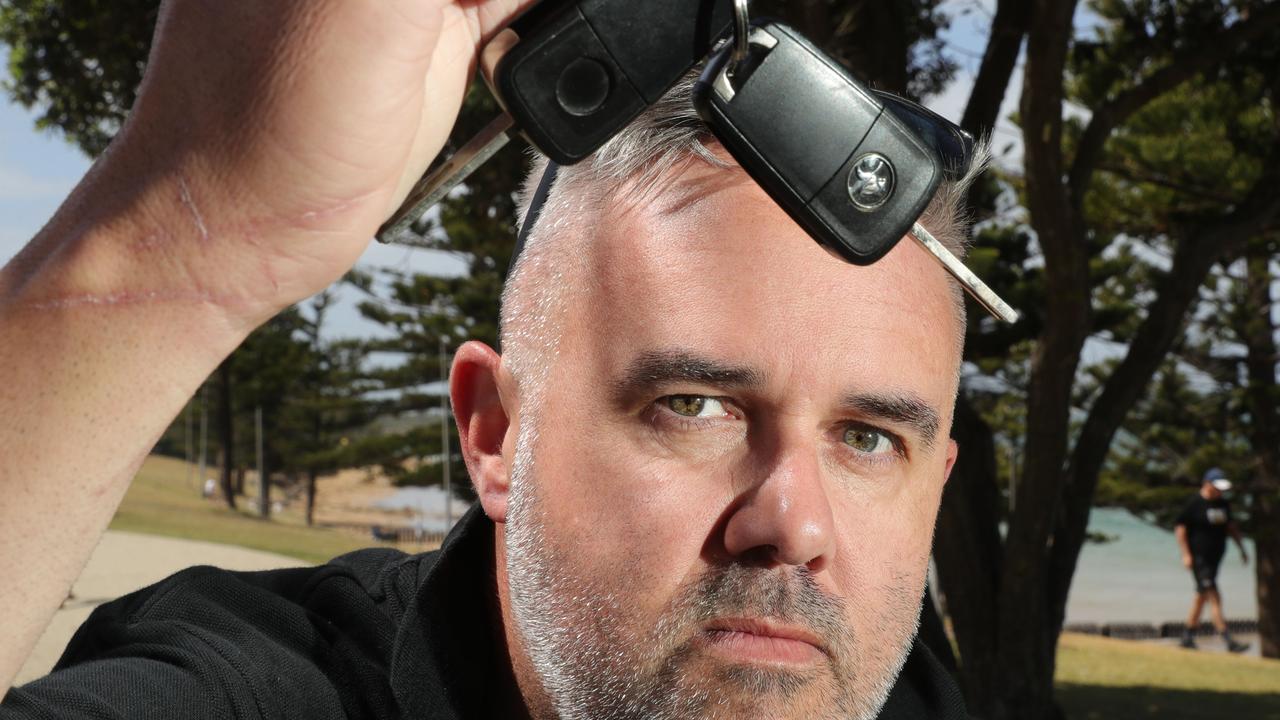 Brazen Holden theft caught on film in packed carpark