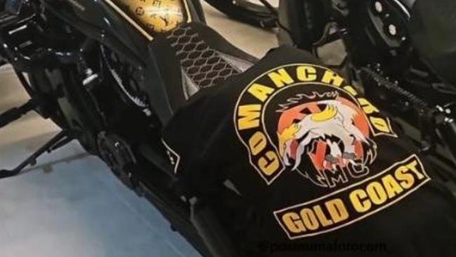 The Gold Coast Comanchero chapter patch.