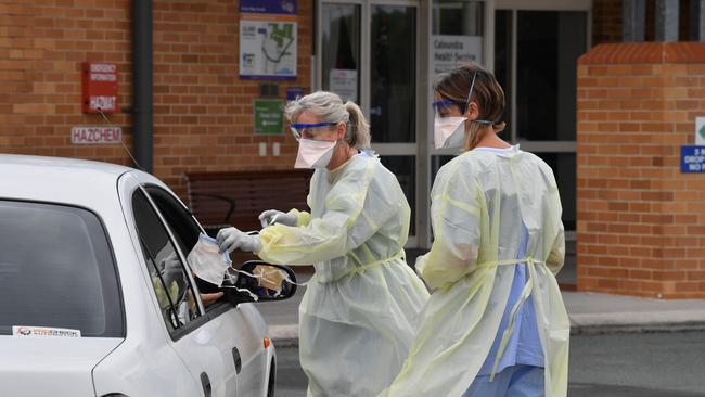 A fever clinic has been established in Caloundra on the Sunshine Coast at the Caloundra Health Service to test for people for the coronavirus. Photo: John McCutcheon / Sunshine Coast Daily