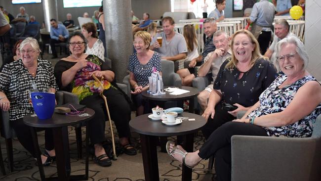 Local women enjoying the live broadcast at Moorebank Sports Club.