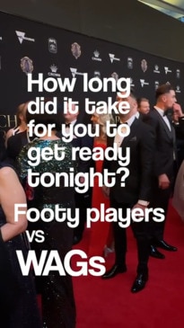 'How long does it take you to get ready?': Footy players verses WAGs