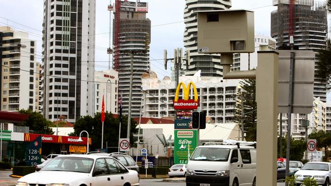 The Gold Coast has eight permanent speed cameras and 16 red light cameras in place around the city.