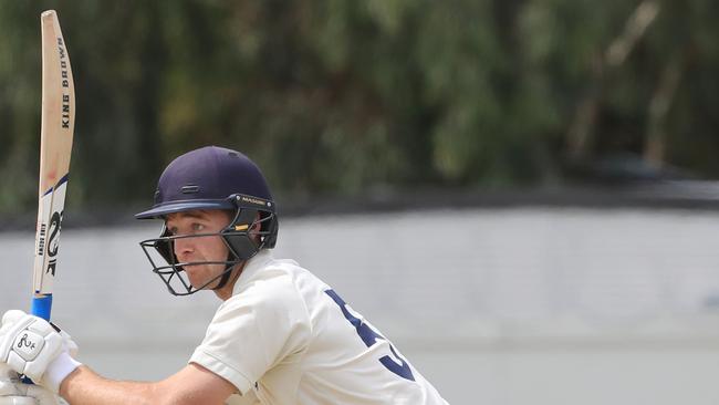 Couch batting for Geelong against Casey-South Melbourne in March, 2023. Picture: Mark Wilson