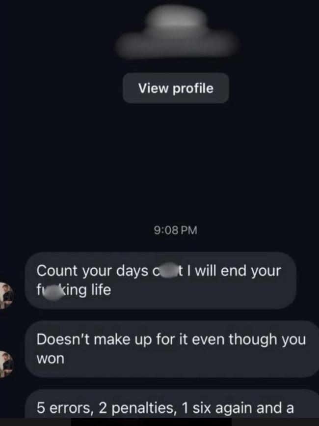 James Schiller shared a vile DM he received. Image: Instagram