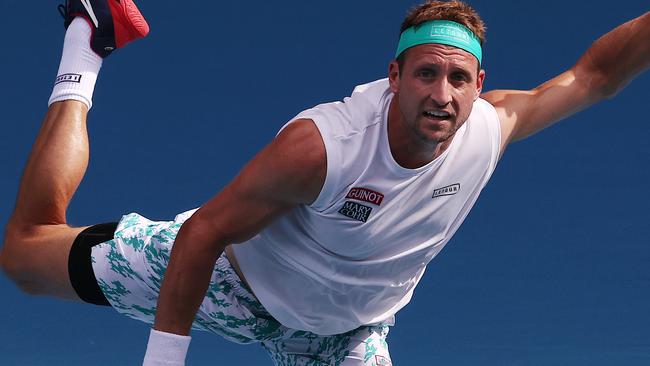 Tennys Sandgren sparked a media storm with his tweet. Picture: Michael Klein