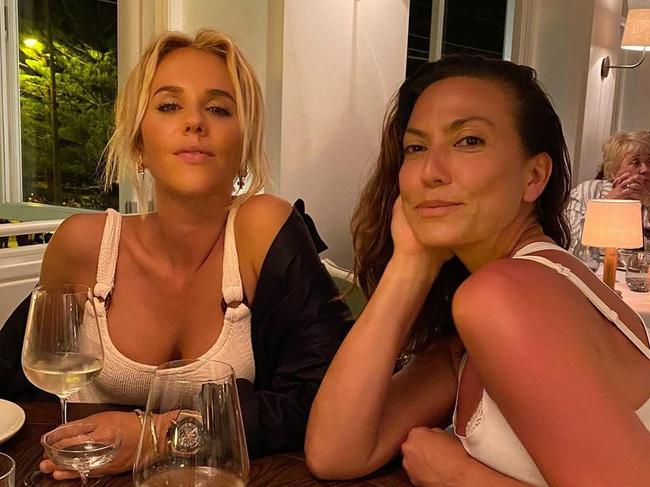 Mimi's Instagram socials.,  Pip Edwards and pal Jaz Daly.