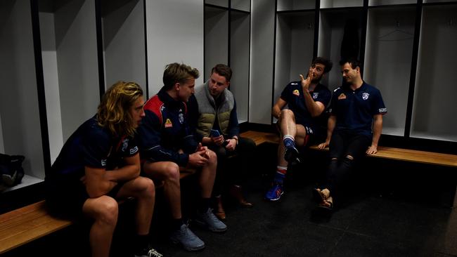 The Doggies talk Grand Finals. Can they win it? Picture: AAP