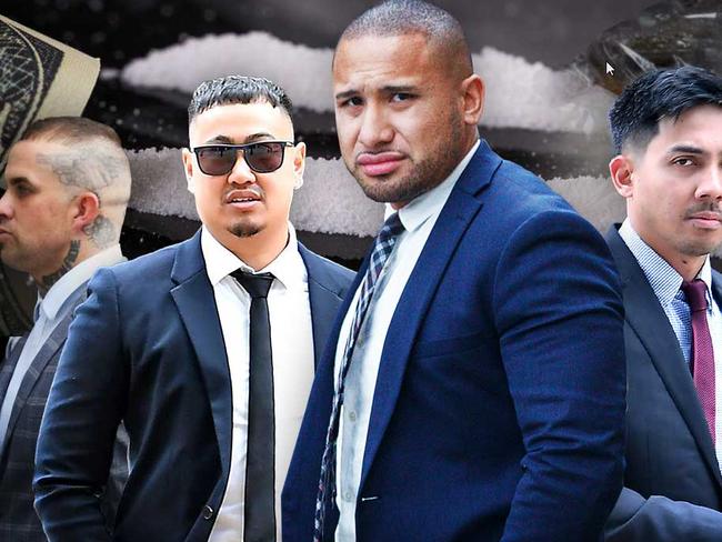 Queensland cocaine kings: from left, Richard Kevin Anderson, Alexander Ly Vann; Jamile Hopoate; Landina Kao; and Daniel Milos.