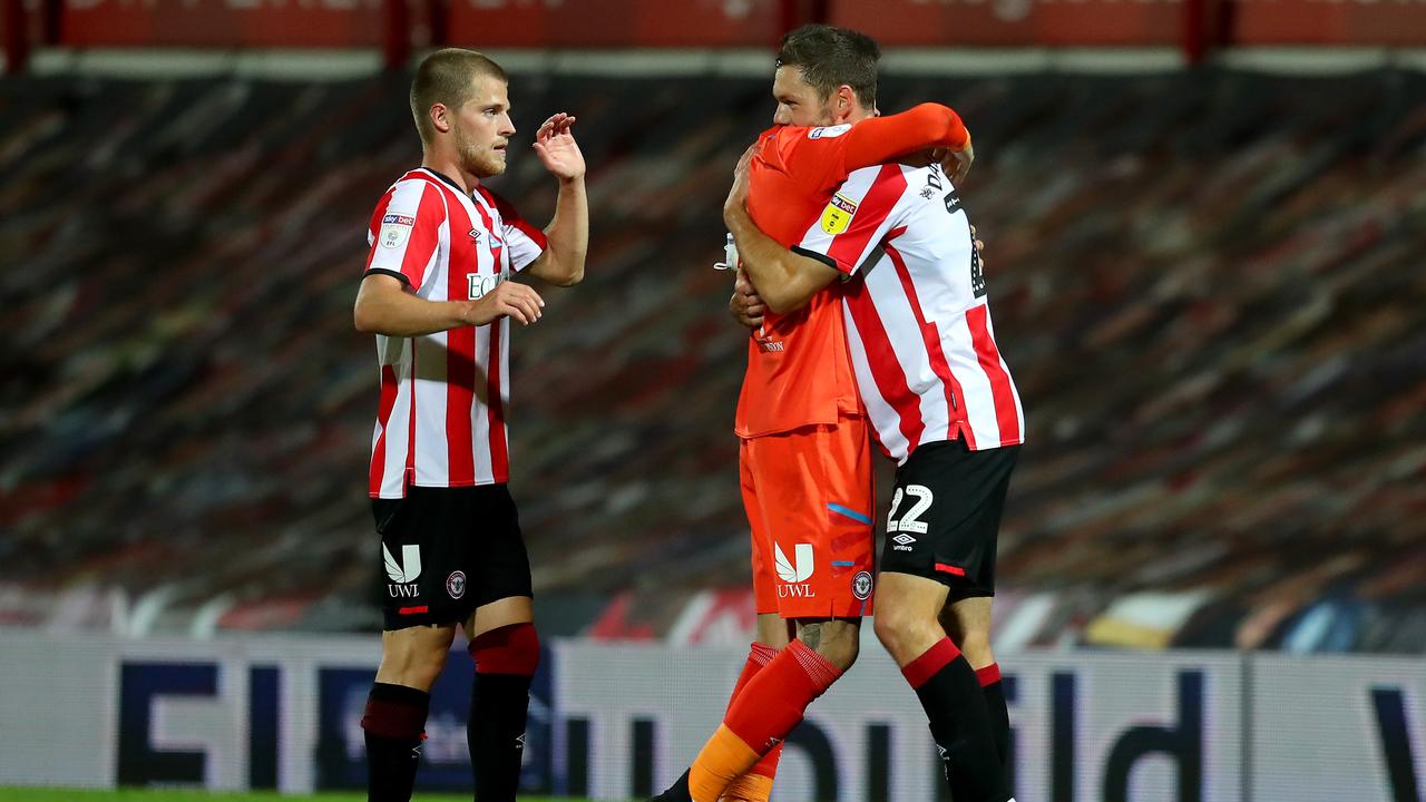 Brentford saw off Swansea in the final game at Griffin Park.