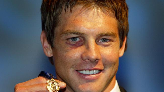 Cousins won the Brownlow Medal in 2005. Picture: Michael Klein