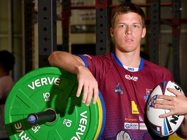 Zac HerdegenWavell SHS Langer Trophy schoolboy rugby league players. Thursday May 25, 2023. Picture, John Gass