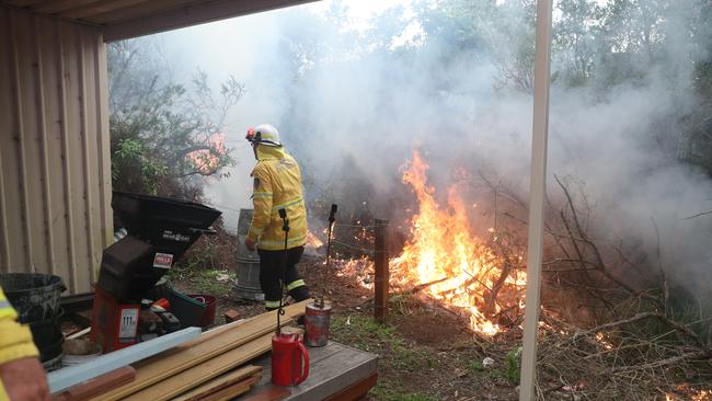 Firefighters have been conducting hazard reduction burns ahead of the bushfire season. Picture: John Grainger