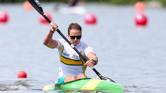 Gold Coast based paddler Lachlan Tame in action. Pic: Paddle Australia