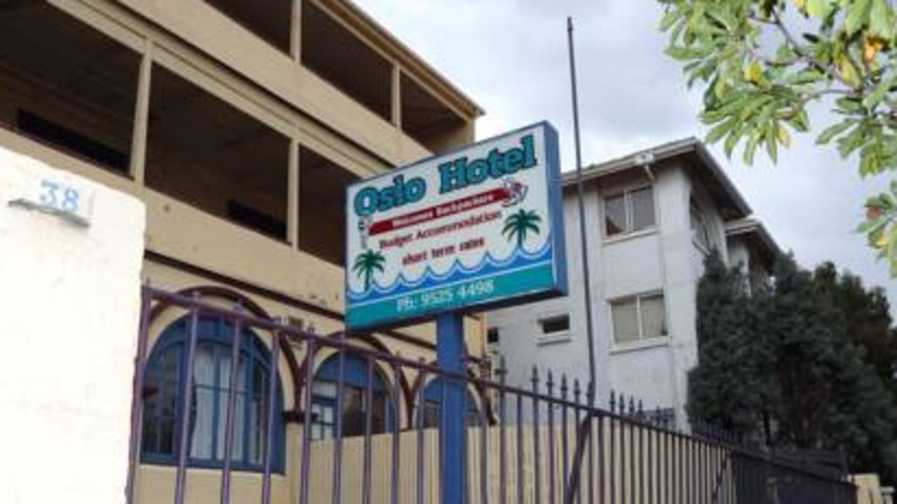 Oslo Hote. A backpackers at 38 Grey St, St Kilda.