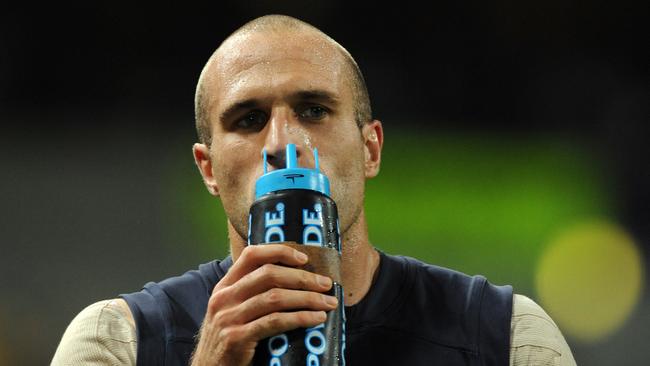 Chris Judd soon after joining the Blues.