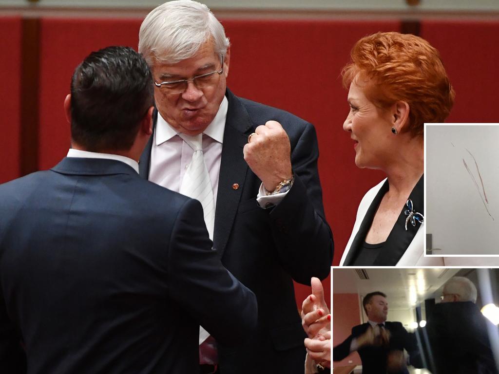 Senator Brian Burston abandoned Pauline Hanson and defected to Clive Palmer’s party. Picture: Mick Tsikas.