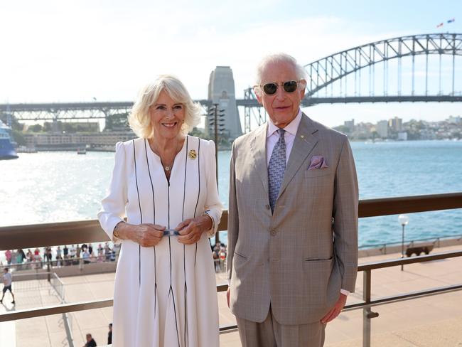 King Charles III and Queen Camilla pose while in Sydney onOctober 22, 2024. Picture: Chris Jackson/Getty Images