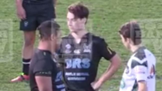 A shocking ref punch in local rugby.