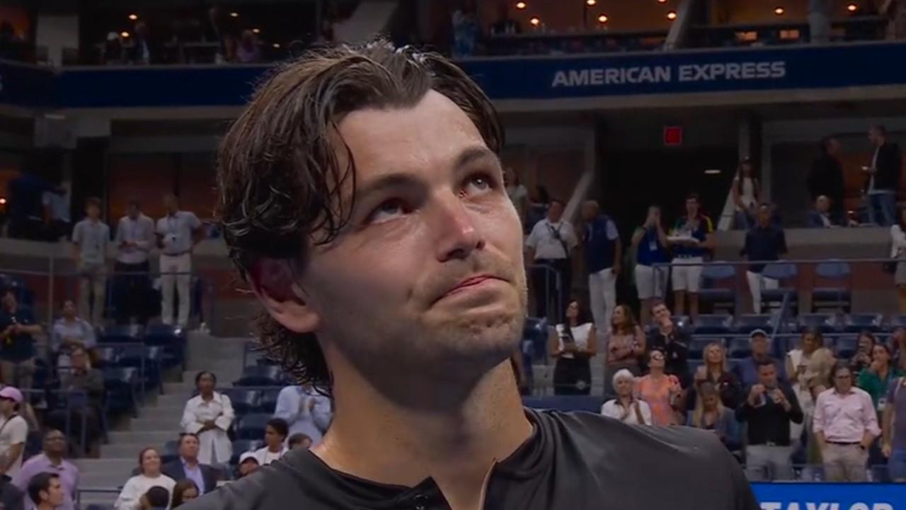 Brilliant scenes from Taylor Fritz. Photo: Stan Sport