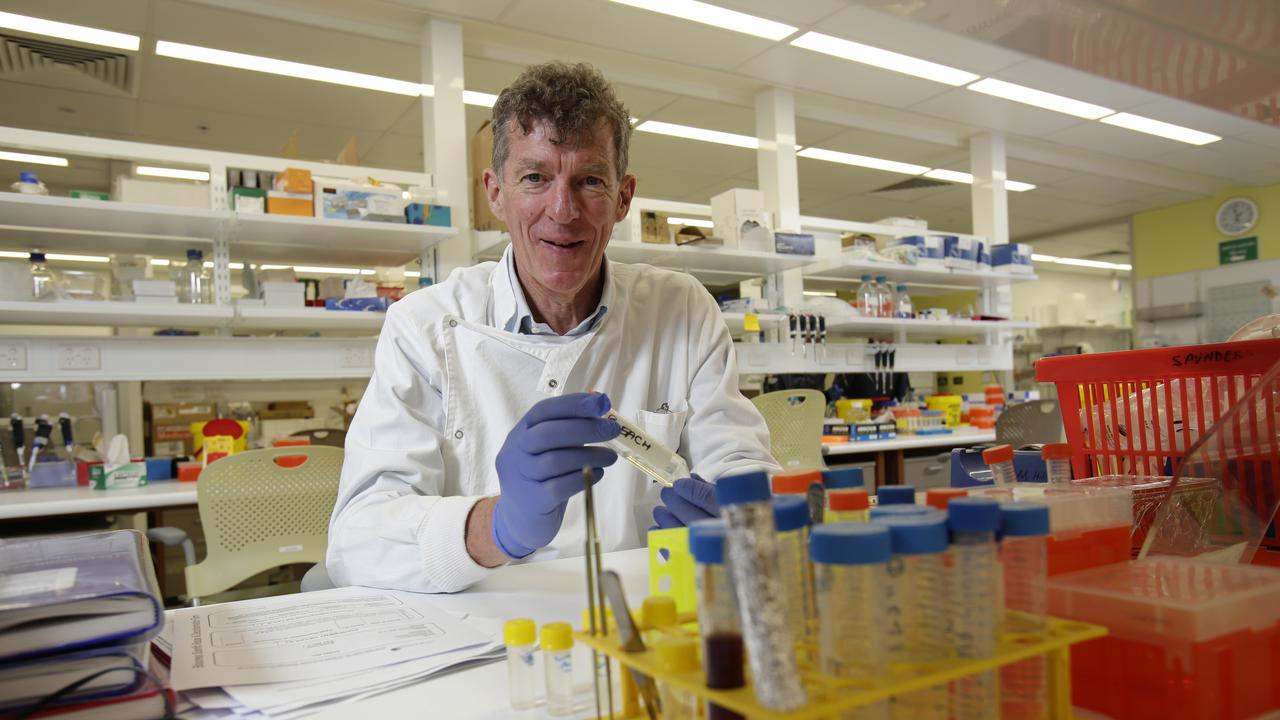 Professor Ian Frazer wants Australians to know not having the vaccine poses far greater risk to them. Picture: Anthony Weate