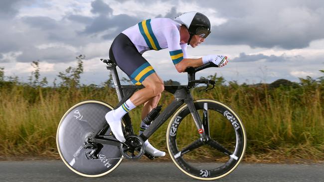 Dennis on his way to victory in Yorkshire last September. Picture: Tim de Waele (Getty)