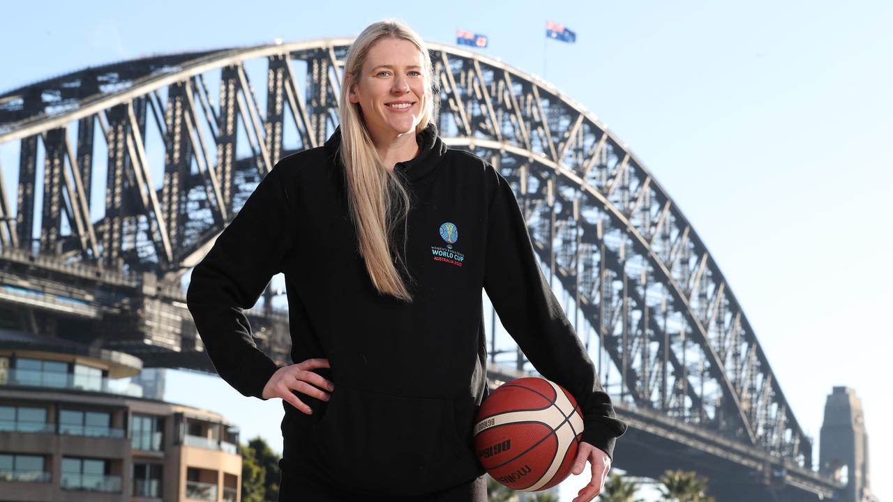 Lauren Jackson is back for the 2022 FIBA ​​Women's Basketball World Cup at Sydney Olympic Park.  Picture: David Swift