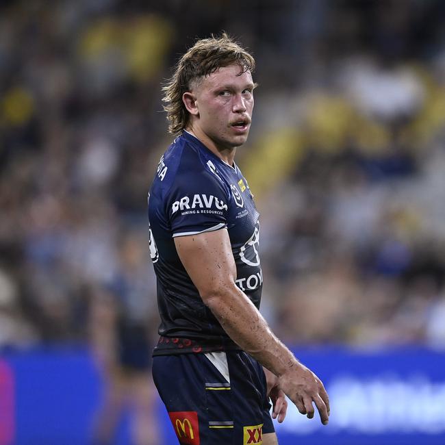 Reuben Cotter of the Cowboys can play prop, lock or hooker. Picture: Ian Hitchcock/Getty Images